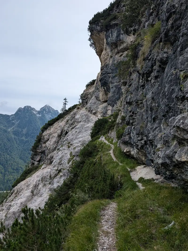 Soon will be approaching the hardest spot on the way and no more green grass.