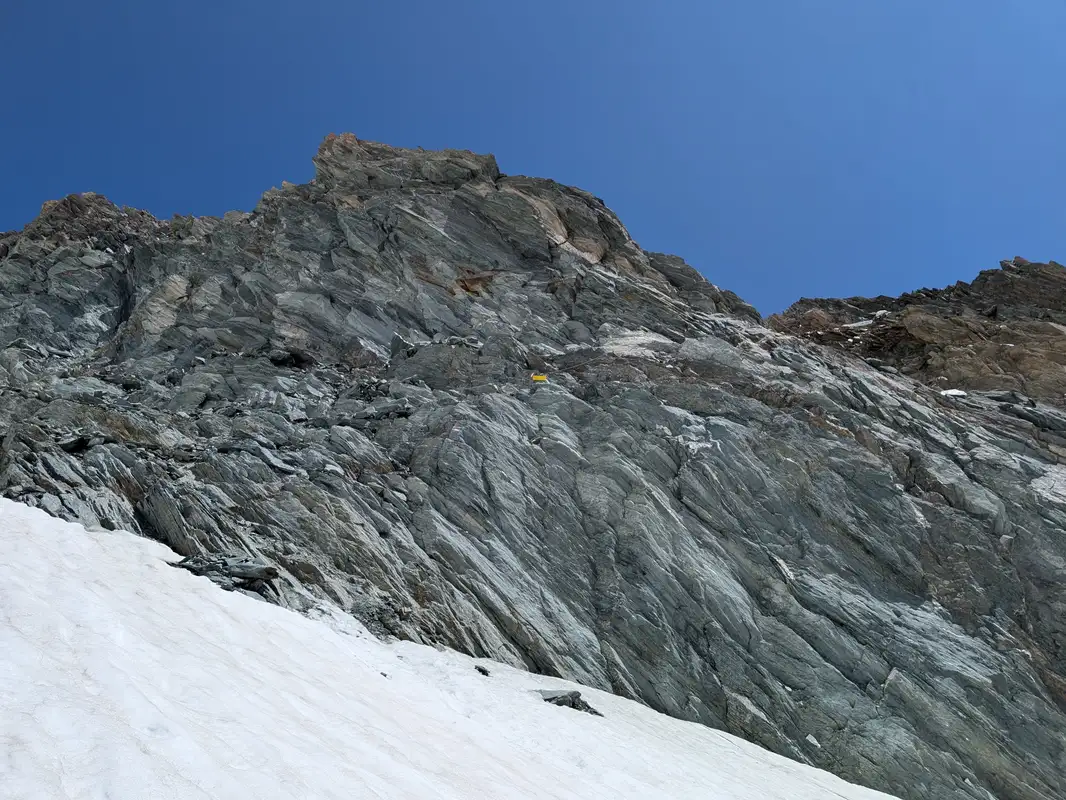 Leaving via-ferrata and entering Ködnitzkees.