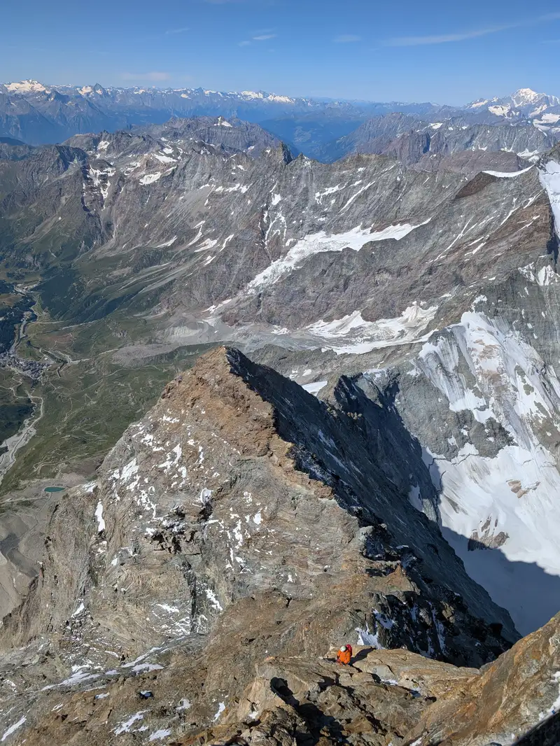 Pic Tyndal as seen from below the peak.