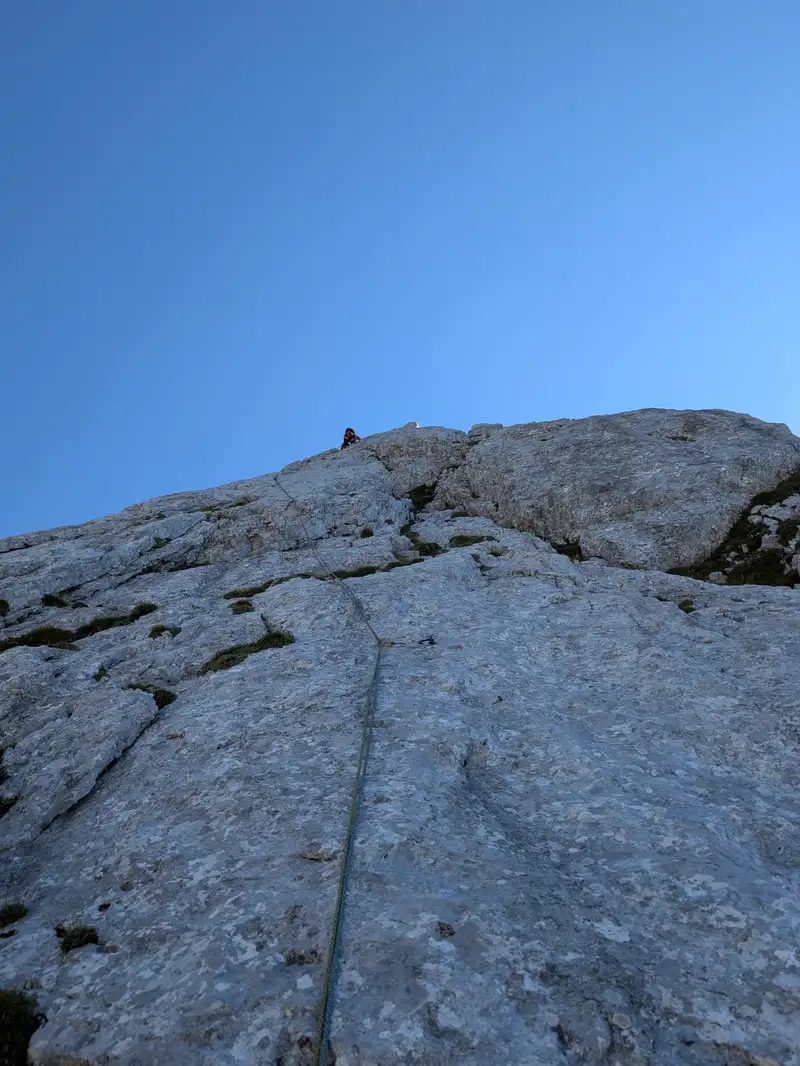 Third pitch with visible route.
